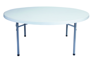 71" Round Blow Molded Folding Table - Caliber Tooling
