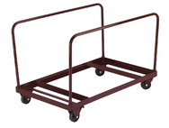 Folding Table Dolly - Vertical Holds 8 tables-1/8" Channel Steel Construction - Caliber Tooling