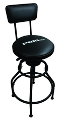 Adjustable Shop Stool with Back Support - Caliber Tooling