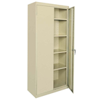 36 x 18 x 72" (Tropic Sand) - Storage Cabinet with Doors - Caliber Tooling