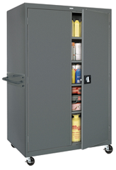 46 x 24 x 78" (Charcoal) - Transport Cabinet with Doors - Caliber Tooling