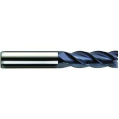 5/16" Dia. - 13/16" LOC - 2-1/2" OAL - 4 FL Carbide S/E HP End Mill-nACo - Caliber Tooling