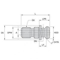 RK50HPCV RETENTION KNOB - Caliber Tooling