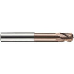 S535 3MM SC 4FL BN END MILL-TISIN - Caliber Tooling