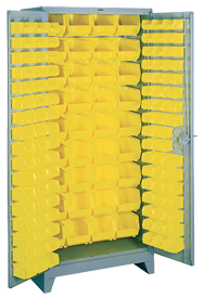 36 x 21 x 82'' (136 Bins Included) - Bin Storage Cabinet - Caliber Tooling