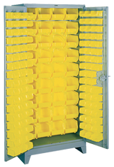 36 x 21 x 82'' (136 Bins Included) - Bin Storage Cabinet - Caliber Tooling