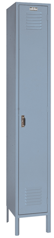 12 x 15 x 72'' (1 Openings) - 1 Wide Single Tier Locker - Caliber Tooling