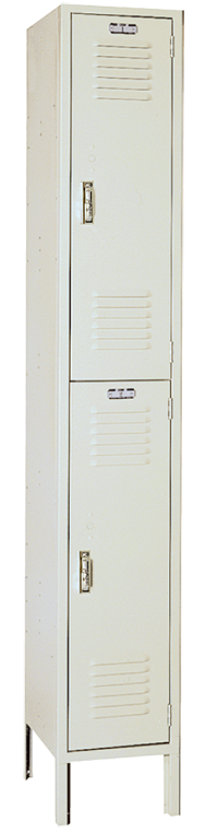 12 x 12 x 72'' (2 Openings) - 1 Wide Double Tier Locker - Caliber Tooling