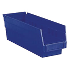 4 1/8″ × 17 7/8″ × 4″ - Blue Economy Shelf Bin - Caliber Tooling