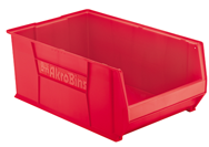 12-3/8" x 20" x 12" - Red Stackable Bins - Caliber Tooling