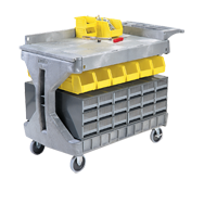 Large Pro Tool Storage Cart - #30936G Gray - Caliber Tooling