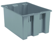 23-1/2 x 19-1/2 x 13'' - Gray Nest-Stack-Tote Box - Caliber Tooling