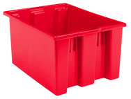 23-1/2 x 19-1/2 x 13'' - Red Nest-Stack-Tote Box - Caliber Tooling