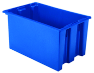 23-1/2 x 15-1/2 x 12'' - Blue Nest-Stack-Tote Box - Caliber Tooling