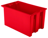 23-1/2 x 15-1/2 x 12'' - Red Nest-Stack-Tote Box - Caliber Tooling