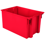 29-1/2 x 19-1/2 x 15'' - Red Nest-Stack-Tote Box - Caliber Tooling