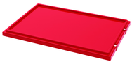 Red Lid for use with Akro Nest-Stack Tote 35-300 - Caliber Tooling