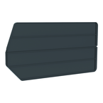 18" x 9" - Black 6-Pack Bin Dividers for use with Akro Stackable Bins - Caliber Tooling