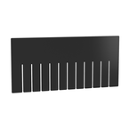 Black 6-Pack Short Bin Dividers for use with Akro-Grid Container 33-228 - Caliber Tooling