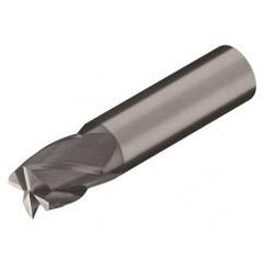 1/2" Dia. - 5/8" LOC - 2-1/2" OAL - 4 FL Carbide S/E HP End Mill-AlTiN - Caliber Tooling