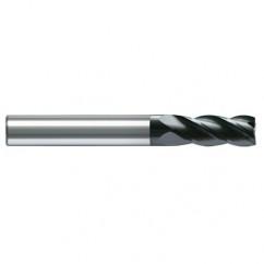 3mm Dia. - 57mm OAL - AlCrN - Solid Carbide - High Spiral End Mill - 4 FL - Caliber Tooling