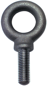 Shoulder Plain Eye Bolt - 1-3/4-5 Thread, 2-7/8'' Eye Dia. - Caliber Tooling