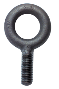 No Shoulder Plain Eye Bolt - 1-1/8-7 Thread, 2'' Eye Dia. - Caliber Tooling