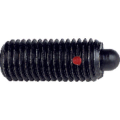 End Force Spring Plunger - 3 lbs Initial End Force, 13 lbs Final End Force (1/4″–28 Thread) - Caliber Tooling