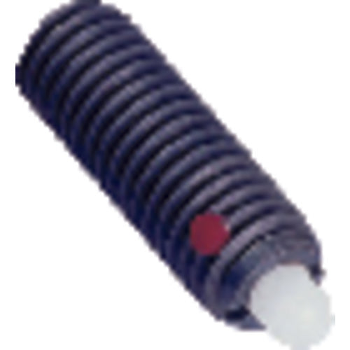 End Force Spring Plunger - 2.8 lbs Initial End Force, 7.2 lbs Final End Force (3/8″–16 Thread) - Caliber Tooling