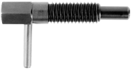 Lever Type Locking Plunger - .50 lbs Initial End Force, 2.5 lbs Final End Force (1/4-20 Thread) - Caliber Tooling