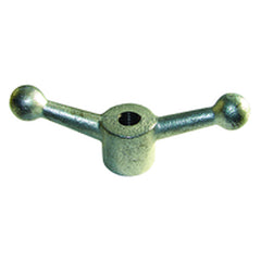 Cast Iron Ball Handles - 5/8″–11 Threaded Hole, 6″ Width, 2 1/2″ Overall Height, 1 5/8″ Hub Height - Caliber Tooling