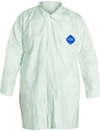 Tyvek® White Two Pocket Lab Coat - Large (case of 30) - Caliber Tooling