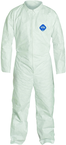 Tyvek® White Collared Zip Up Coveralls - Large (case of 25) - Caliber Tooling