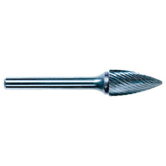 3mm EdgeHog Tree Shape Pointed End Miniature Carbide Bur SG-42M Standard - Caliber Tooling