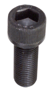 1/4-28 x 1 - Black Finish Heat Treated Alloy Steel - Cap Screws - Socket Head - Caliber Tooling