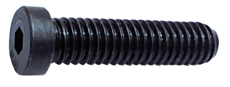 8-32 x 3/8 - Black Finish Heat Treated Alloy Steel - Cap Screws - Low Head Socket - Caliber Tooling