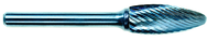 8mm EdgeHog Flame Carbide Bur SH-2M Standard - Caliber Tooling