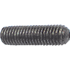 1/4″-20 × 1/4″ - Black Finish Heat Treated Alloy Steel - Socket Set Screws - Cup Point - Caliber Tooling