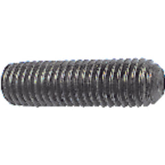 #6-32 × 5/16″ - Black Finish Heat Treated Alloy Steel - Socket Set Screws - Cup Point - Caliber Tooling