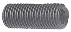 0-80 x 1/16 - Black Finish Heat Treated Alloy Steel - Socket Set Screws - Cup Point - Caliber Tooling