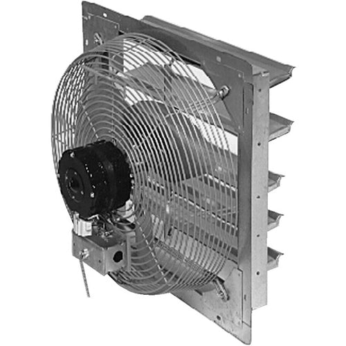 Shutter Mounted E x haust Fan 30In Blade - Exact Industrial Supply