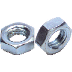 1/2″-13 - Zinc / Bright - Hex Jam Nut - Caliber Tooling