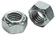 5/8-11 - Zinc / Bright - Nylon Insert Stop Nut - Caliber Tooling