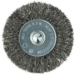 ‎3″ Diameter-1/4″ Shank-0.014″ Wire - Cup Brush - Caliber Tooling