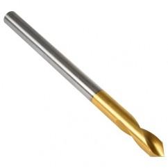 1/2X8 OAL 120D HS SPOT DRILL-TIN - Caliber Tooling