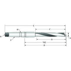 24010H-4IS-45 T-A® Spade Blade Holder - Helical Flute- Series 1 - Caliber Tooling
