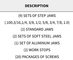 Snap Jaws - Advanced 4" Set - Part #  4PKG-100 - Caliber Tooling
