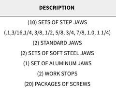 Snap Jaws - Advanced 6" Set - Part #  6PKG-100 - Caliber Tooling