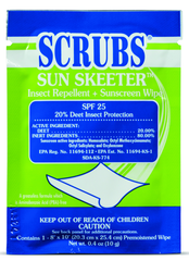 SUN SKEETERâ„¢ Insect Repellent & Sunscreen Wipes - PackageÂ of 100 - Caliber Tooling