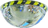 48" Full Dome Mirror With Safety Border - Caliber Tooling
